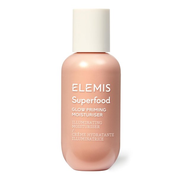 ELEMIS Superfood Glow Priming Moisturizer, 60ml – Prebiotic, Silicone-Free Face Moisturizer Primer, Multitasking Formula, Daily Moisturizer, Hydrating Primer & Brightening Highlighter for Radiant Skin