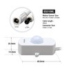 SENSKY BS010WL DC 12v to 24v Mini Pir Motion Sensor Switch Occupancy Sensor Switch for DIY LED Lighting (Light Sensor, Delay Time, Sensor Distance, Adjustable)