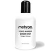 Mehron Makeup Liquid Makeup | Face Paint and Body Paint Perfect for Halloween, Cosplay I Air Brush Compatible Body Paint 4.5 oz (133 ml) (WHITE)