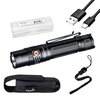 Fenix PD36R V2.0 1700 Lumen Rechargeable Flashlight, USB-C Tactical Duty Light with Battery, and LumenTac Organizer