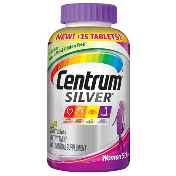 Centrum Silver Women 50+ Multivitamin Multimineral 250 Tabs