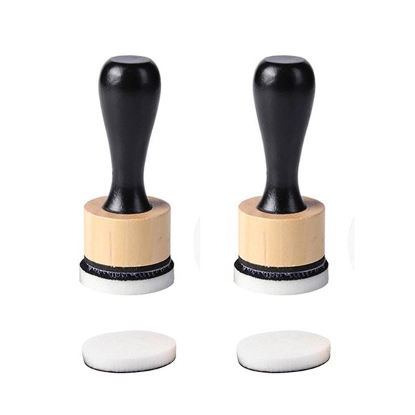 2Packs Ink Blending Tool Mini Round Ink Blending Tool Art Supplies for Distressing Blending and More Control of Ink Placement Compact No More Inky Fingers Ink Blending Tool and Versatile Inking Tools
