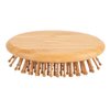 Haosie Massage Hair Brush, Detangling Hairbrush, Wood Bristle Hair Brush, Mini Hairbrush, Scalp Care Comb, Massage Comb, Wooden Hair Brush No Handle Round Air Cushion Brush Comb for Women Men(Comb)