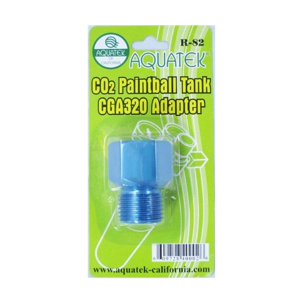 AQUATEK CO2 Paintball Tank Adapter for CGA 320 Standard CO2 Regulator