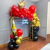 Red and Black Balloon, 60 Packs 12 Inch Red Black and Gold Balloon, Black Red Balloons for Casino Theme Party Decorations Graduation New Year Party Birthday Decorations