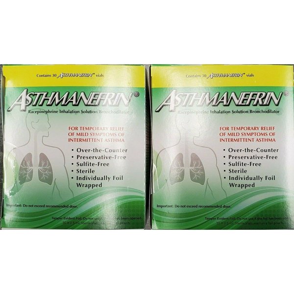 ASTHMANEFRIN for asthma relief 30 ct (Pack of 2)