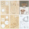 Rolife 3D Wooden Assembly Puzzle Wood Craft Kit-DIY Model Toy-Home Decoration-Best Educational Christmas Birthday Day Gift for Boys Girls Friends Son Adult (Airship)