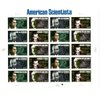 American Scientists (Barbara McClintock, Josiah Willard Gibbs, John von Neumann, Richard Feynman), Full Sheet of 20 x 37-Cent Postage Stamps, USA 2005, Scott 3906-09