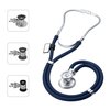MDF Instruments, Sprague Rappaport Dual Head Stethoscope with Adult, Pediatric, and Infant Convertible chestpiece - (MDF767) (Navy Blue (Abyss)