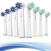 Replacement Toothbrush Heads for Oral B Braun, 8 Pack Professional Electric Toothbrush Heads, Precision Clean Brush Heads Refill Compatible with Oral-B 7000/Pro 1000/9600/ 5000/3000/8000 (8pack)