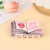 Generic Cartoon Book Hair Clip,Acrylic Claw Clip for Women,Women Hair Accessories, 1 Count (Pack of 1)