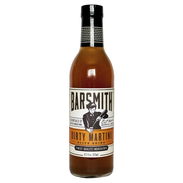 Barsmith Bar Essentials Dirty Martini Mix with Freshly Pressed Olives, Rich and Salty Flavor, 12.7-oz. Bottle, Pack of 1