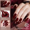 GAOY 23 Pcs Gel Nail Polish Kit, Fall Colors UV Gel Nail Polish Set with Glossy & Matte Top Coat and Base Coat for Nail Art Home DIY Gel Nail Kit