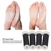 Foot File Replacement Roller, 4pcs Micro Pedi Replacement Rollers Electric Pedicure Roller Head Refill Roller Head Replacement Foot File Grinding Tool Replacement Head