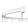 KXLIFE Flexible Bendable Curved Ceiling Curtain Track, Curtain Track Ceiling Mount, RV Curtain Track, Curtain Rail (8 ft)
