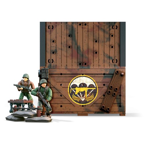 Mega Construx Call of Duty WWII Armory Construction Set with Character Figures, Building Toys for Collectors (76 Pieces)