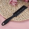 3pcs Hair Cutter Comb Double Side Haircut Scissors Metal Blade Razor Plastic Hair Comb Cutter Trimmer with Stainless Steel Blade Hair Shaper Razor for Both Long and Short Hair (Black)