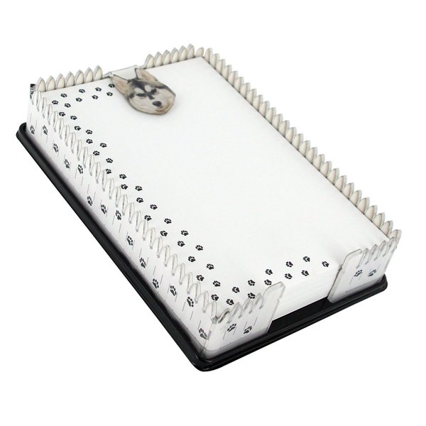 Got Yo Gifts Siberian Husky Note Box, 4 by 6-Inch