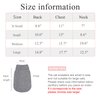 Jnancun Cat Clothes 14 Color Turtleneck Knitted Sleeveless Dog Sweater Warm Winter Cat Sweater Outfits for Cats or Small Dogs in Cold Season(Medium, Grey)