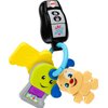 Fisher-Price Baby & Toddler Toy Laugh & Learn Play & Go Keys with Lights & Music for Pretend Play Infants Ages 6+ Months​