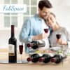 Fabspace Water Bottle Organizer, Stackable Water Bottle Holder for Kitchen Pantry, Fridge, Cabinet, Stackable Cup Holder for Wine, Water, Drink-2 Pack, Each Rack Holds 3 Containers