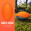 NERF Turbo Jr. Kids Foam Football - Classic Foam Football for Kids - Indoor + Outdoor Soft Foam Ball - Kids Mini Soft Foam Ball - NERF Toy Football for Kids - Easy Throw + Catch Youth Football