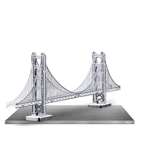 Fascinations Metal Earth San Francisco Golden Gate Bridge 3D Metal Model Kit