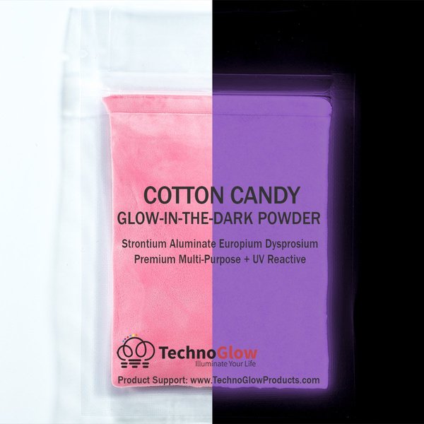 Cotton Candy Pink Glow in the Dark & UV Powder (10 g)
