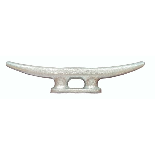 MarineNow Galvanized Iron Dock Cleat Choose Size 4", 6", 8", 10", 12", 14" and Pack Size (8", 01-Pack)
