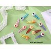 AACKS Pizza Cakes Hair Accessories Food Side Hair Clips for Styling Salon Simulation Cakes Pattern Fun Hair Barrettes Cartoon Hairpins Hair Accessories for Women Girls