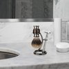 Linkidea Shaving Brush Stand, Stainless Steel Safety Razor Holder Compatible with Manual Razor for Shower Room, Bathroom, Shaver Kit Organizer (Brushed Nickel)