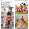 WRITWAA 3Pcs Chicken Hair Hoop, Easter Headbands Cartoon Rooster Hair Bands for Halloween Decorations, Animals Ears Headdress Cute Headbands for Cosplay Party
