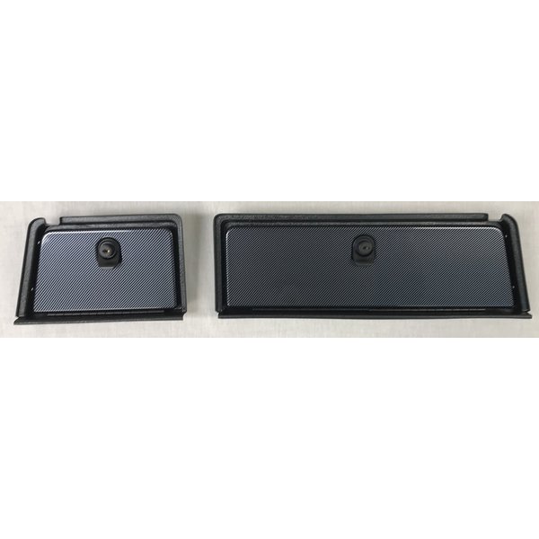 GMT Inc Club Car DS EZ Install Golf Cart Locking Glove Box Door Set in Carbon Fiber (FITS 1981 and UP DS Models ONLY) (Will NOT FIT Precedent Models)