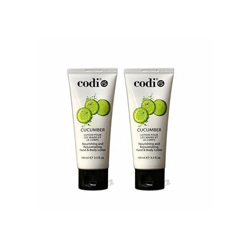 Codi Cucumber Hand & Body Lotion 100ml / 3.3 fl oz (Pack of 2)