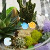 SUPVOX 25pcs Ocean Mini Figurines, Resin Miniature Fish Figurine Tiny Resin Trinkets Marine Aquarium Ornaments Dollhouse Decorations for Fish Tank Garden Fairy Accessory