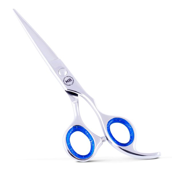 Barber Hair Scissors for Hair Cutting Japanese Stainless Steel 6.5 Inches Long Hair Scissors Sharp Razor Edges with Adjustable Screw Premium Shears for Salons, Barbers, Men, Women by Metalicc Beauty