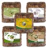 Aroma Depot African Black Soap 8 oz. Scented Lavender Bar Handmade with Shea Butter, Essential Oil. 100% Natural Infused Soap For Face and as a Body Wash.