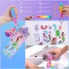 GirlsHome Decorate Your Own Water Bottle for Girls Age 4-6-8-10, Mermaid Toys for Girls Painting Crafts, Fun Arts and Crafts Kits 6-12 Year Old Toddler Gifts Toys for Girls Birthday Christmas