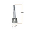 Everflow Sammys 8024957-25 DSTR 100 1/4 Inch Screw Vertical Threaded Rod Anchor Designed for Steel Structure, Steel with Electro-Zinc, Corrosion Resistance, 1/4-20 x 1 Inch Screw Length (pack of 25)