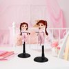 Toyvian 9 Inch Doll 2 Pcs Doll Support Stand Black Doll Brackets Doll Holder Figures Adjustable Display Rack Action Figure Stand Doll Rack Display Bracket Doll Holder Organizers for Home Shop Dolls