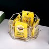 Yakri Acrylic Tea Bags Holder Coffee Sugar Bag Case Guest Room Organizer Storage Boxes-5 Department for Kitchen,Home YTBH-002