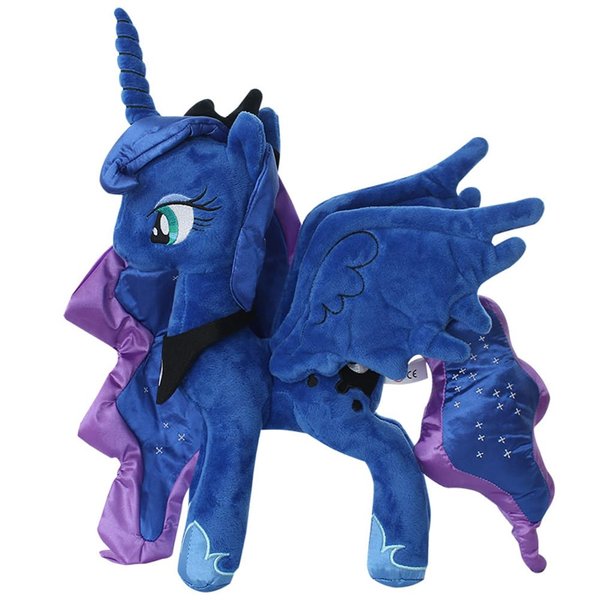 Little Horse 38CM Plush Toy Friendship Movie Feature Character Doll Action Figure Model Toy (Princess Luna)