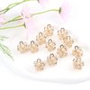 YISSION 12PCS Small Flower Hair Clips for Women Girls Daisy Hair Clip Cute Hair Barrettes Metal Hair Claw Clips Tiny Flower Hair Clips with Pearl for Thin Thick Hair Mini Gold Flower Claw Clips Hair