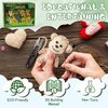 MOMOTOYS Sewing Kit for Kids, Fun & Educational Wild Animals Sew Craft Set for Boys and Girls Ages 8-12, Complete Beginner Sewing Kit with Felt Plushie for Creative DIY Projects