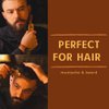 Enjoy The Wood Beard Comb for Men - Pocket Folding Combs for Mustache & Hair Travel, Natural Wooden Comb with Real Man Engraving - Light Brown, Perfect for Use with Beard Balm Oil