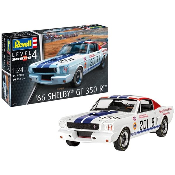 REVELL German Level 07716 1966 Shelby GT 350R Plastic Model