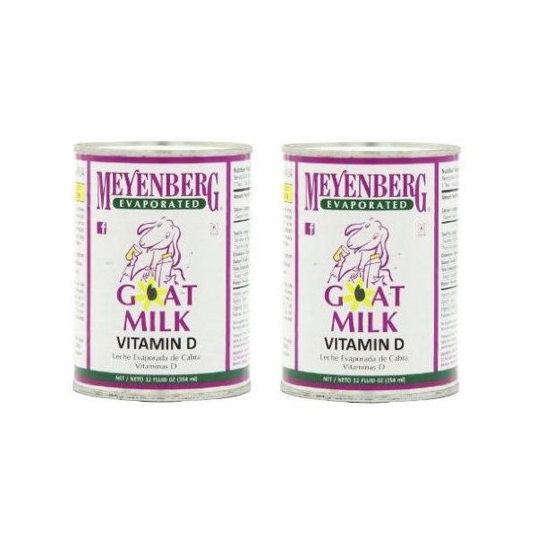 Meyenberg Evaporated Goat Milk -- 12 fl oz (Pack of 2)