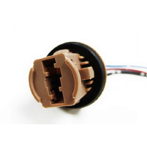 iJDMTOY 7440 7443 Wiring Harness Sockets Compatible with LED Bulbs, Turn Signal Lights, Brake Lights