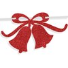 Red Glitter Merry Christmas Ya Filthy Animals Banner, Merry Christmas/Feliz Navidad, Christmas Holiday New Year Party Decorations Supplies