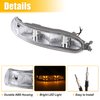 uxcell Car LED No.A2308200821 Right Side Rear View Mirror Turn Signal Amber Light Indicator for Mercedes-Benz CLK320 CLK350 CLK500 CLK550 CLK55 CLK63 SL500